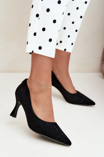 zapatos con tacón Klepsydra Vinceza 62330 en color negro 2