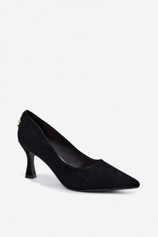 zapatos con tacón Klepsydra Vinceza 62330 en color negro