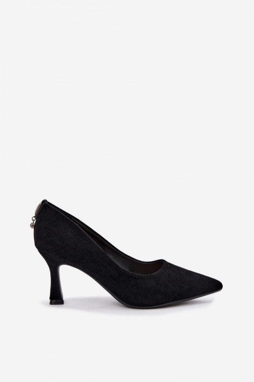zapatos con tacón Klepsydra Vinceza 62330 en color negro