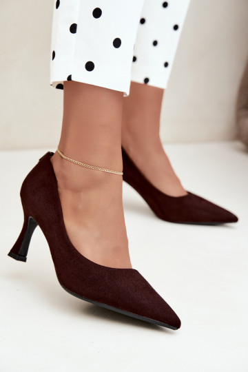 zapatos con tacón Klepsydra Vinceza 62330 en color marrón 2