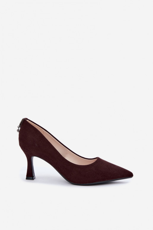 zapatos con tacón Klepsydra Vinceza 62330 en color marrón