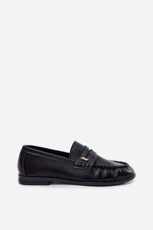 mocasines de mujer con detalles decorativos en color negro Treya
