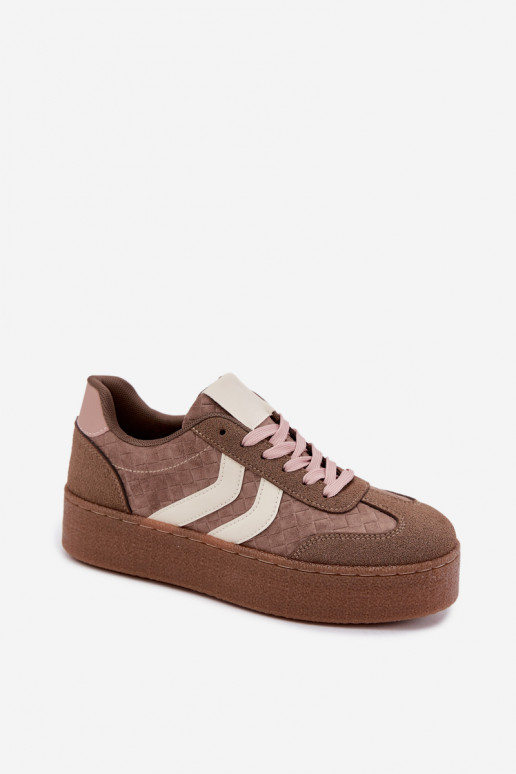 Zapatillas kaki con plataforma y correas Kaya