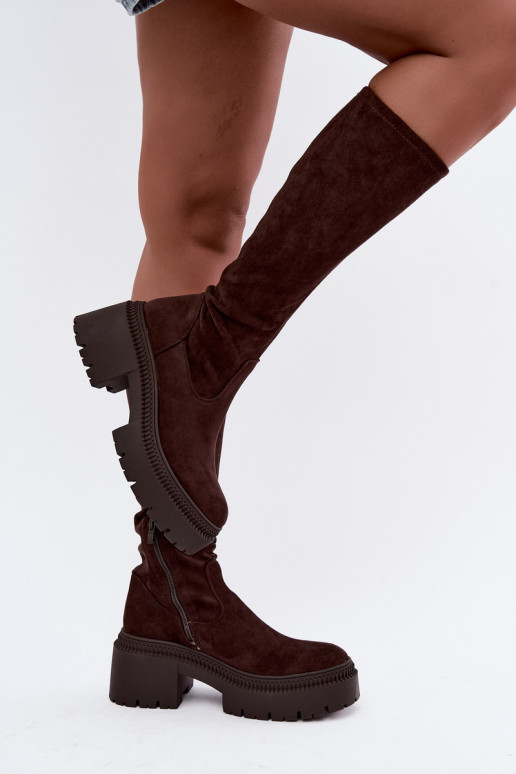 botas altas para mujer con plataforma Florinne