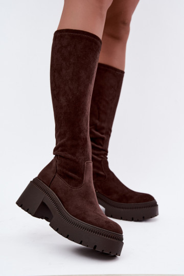 botas altas para mujer con plataforma Florinne 2