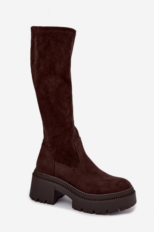 botas altas para mujer con plataforma Florinne