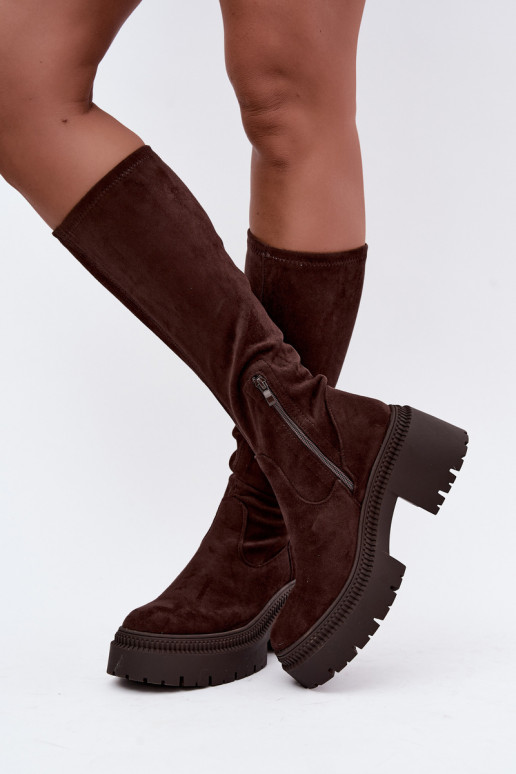botas altas para mujer con plataforma Florinne