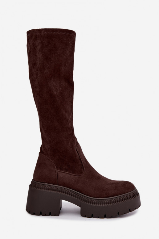 botas altas para mujer con plataforma Florinne