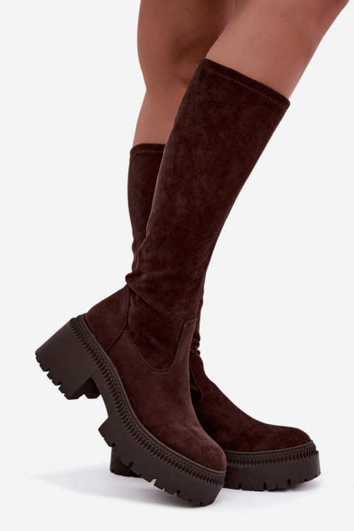 botas altas para mujer con plataforma Florinne