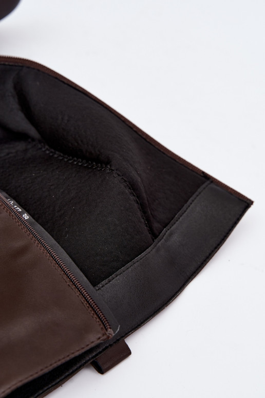 Botas altas para mujer con detalles decorativos en color chocolate Rileta