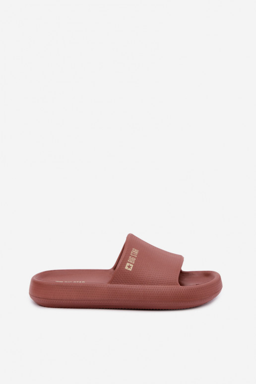 Zapatillas ligeras para mujer Big Star UU274088 en color marrón