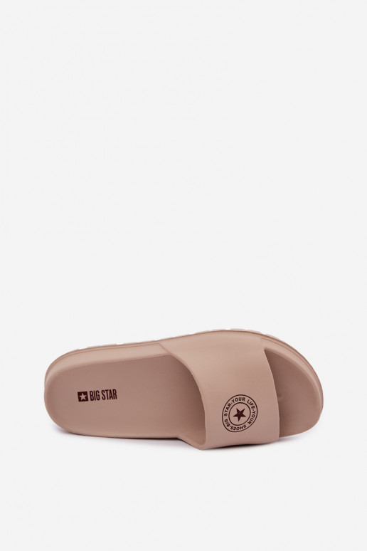 Zapatillas ligeras para mujer Big Star UU274074 en color arena
