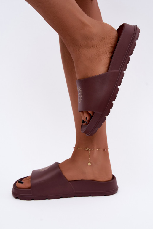 Zapatillas ligeras para mujer Big Star UU274075 en color marrón