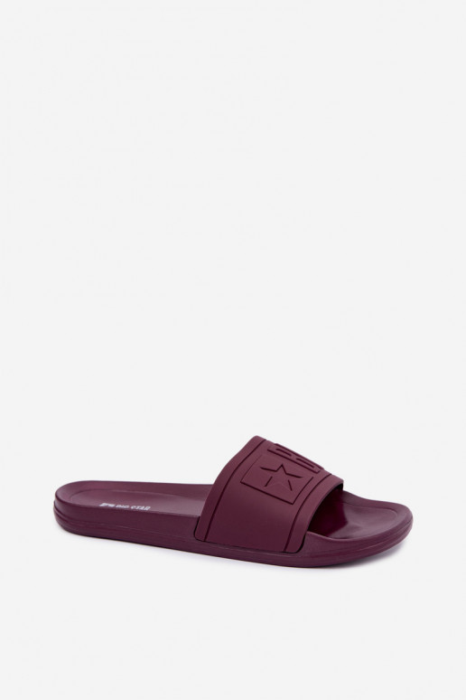 Zapatillas para mujer Big Star UU274070 en color burdeos