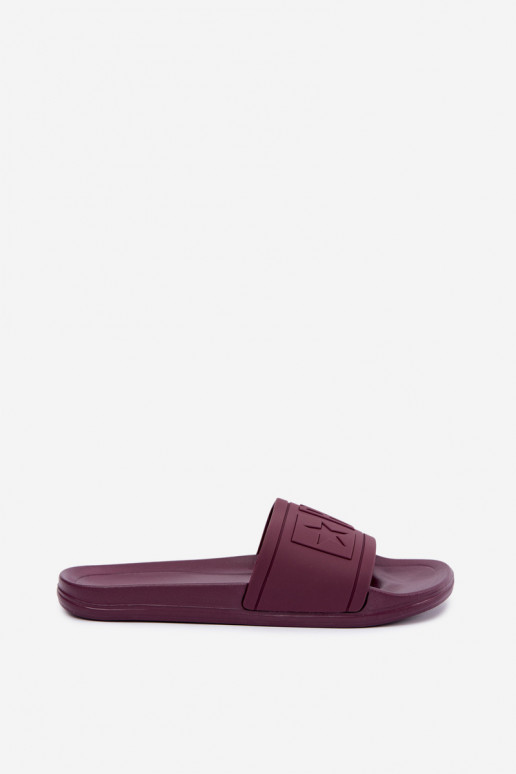 Zapatillas para mujer Big Star UU274070 en color burdeos