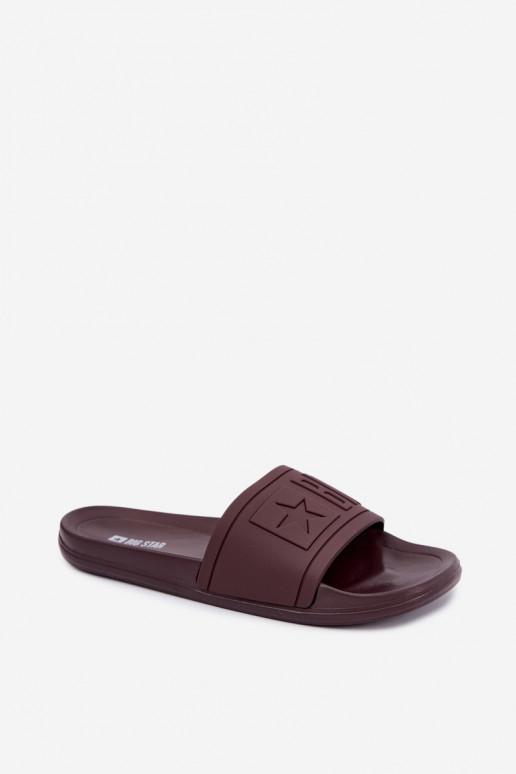 Zapatillas para mujer Big Star UU274072 en color chocolate