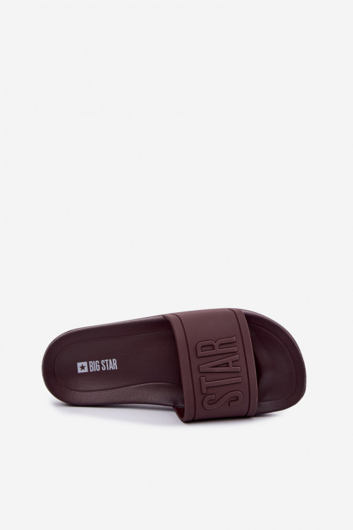 Zapatillas para mujer Big Star UU274072 en color chocolate