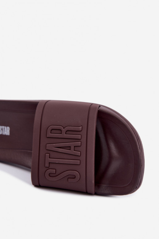 Zapatillas para mujer Big Star UU274072 en color chocolate