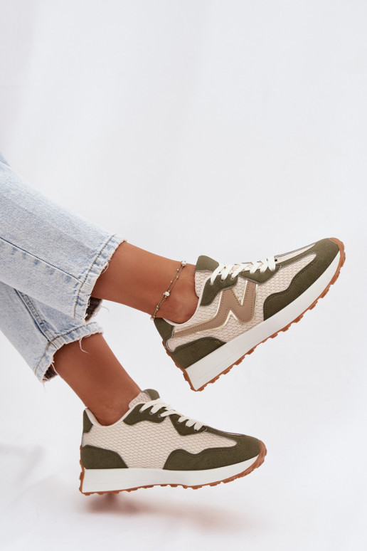 Zapatillas verdes con plataforma Janelora