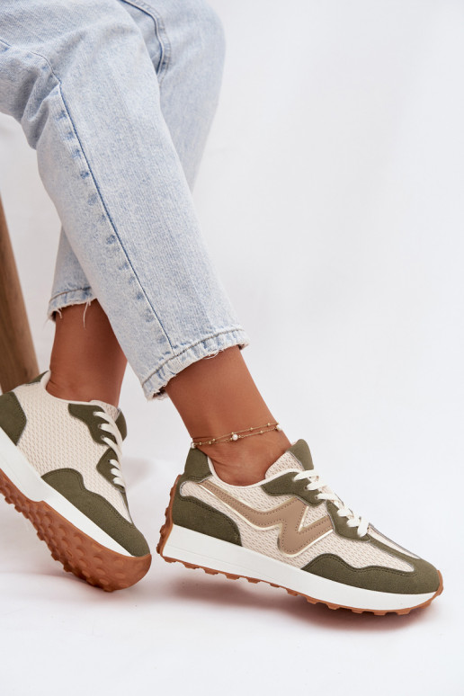 Zapatillas verdes con plataforma Janelora