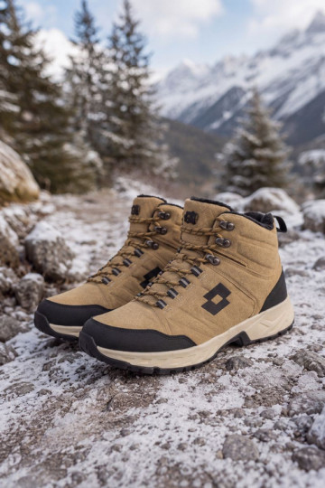botas de invierno Trekas para hombres aisladas LOTTO 2401210U KETCHAM marrones