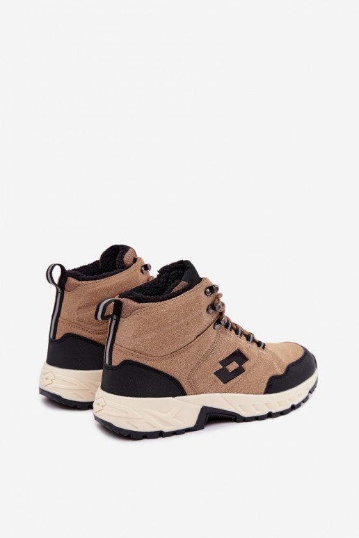 botas de invierno Trekas para hombres aisladas LOTTO 2401210U KETCHAM marrones