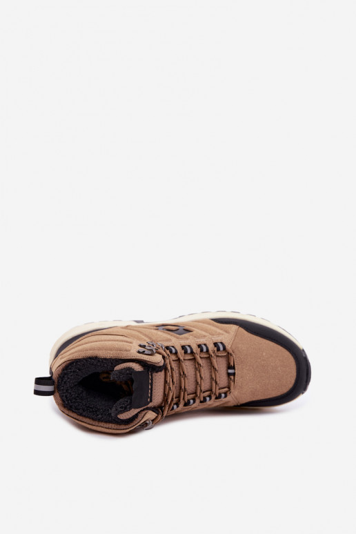 botas de invierno Trekas para hombres aisladas LOTTO 2401210U KETCHAM marrones