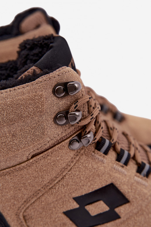 botas de invierno Trekas para hombres aisladas LOTTO 2401210U KETCHAM marrones
