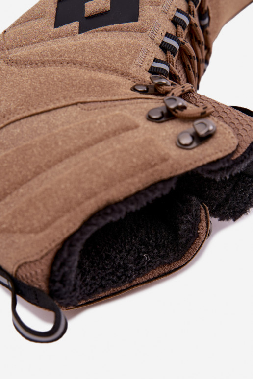 botas de invierno Trekas para hombres aisladas LOTTO 2401210U KETCHAM marrones
