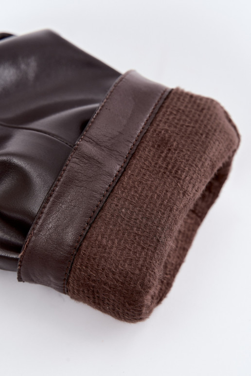 botas altas de mujer con tacones en chocolate Elivira