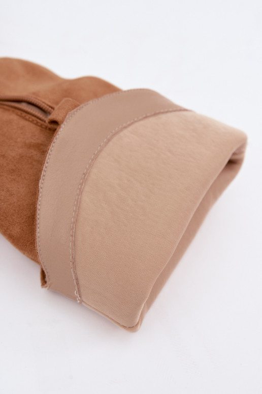 Botas altas de mujer con tacones anchos en color marrón Gilena
