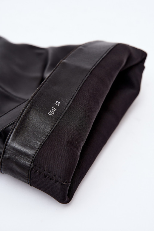 botas altas slip-on con tacones y hebilla en negro Jassy