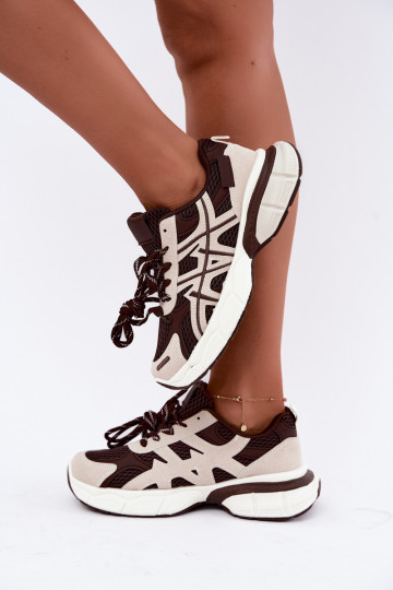 zapatillas deportivas para mujer en marrón-beige Nerla