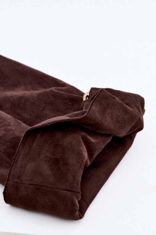 botas altas sin cordones para mujer con tacones en color chocolate Rosena