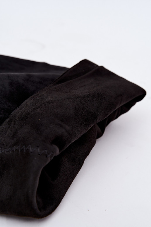 botas altas sin cordones para mujer con tacones en color negro Rosena