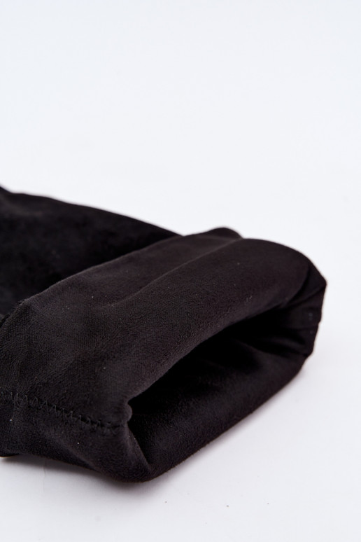 botas altas sin cordones con tacones en color negro Emeline
