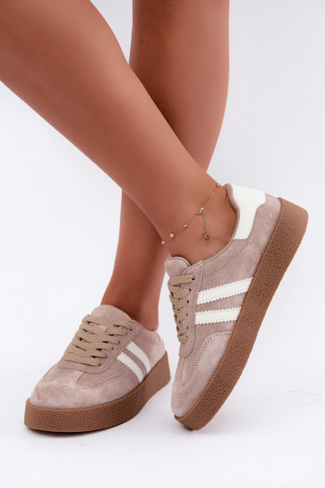Zapatillas de ante color arena Bellmont 2