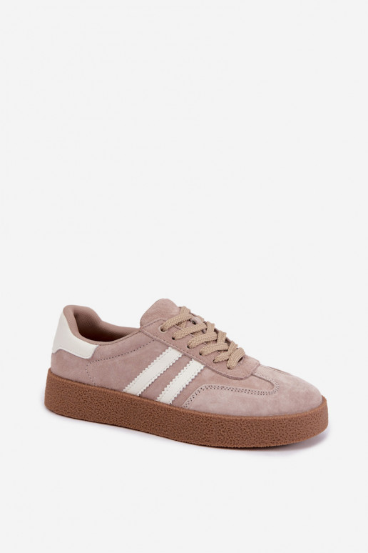 Zapatillas de ante color arena Bellmont