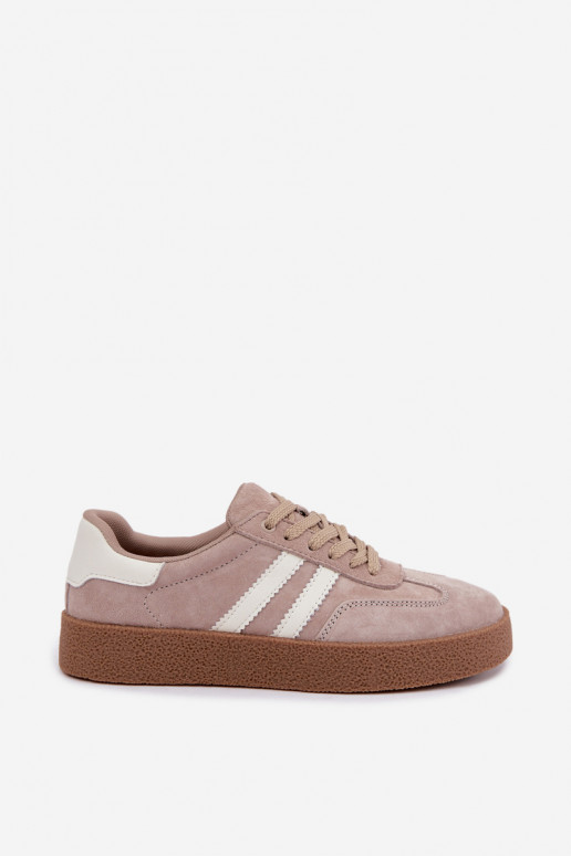 Zapatillas de ante color arena Bellmont