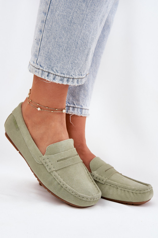 Mocasines de ante verdes Big Star RR274945