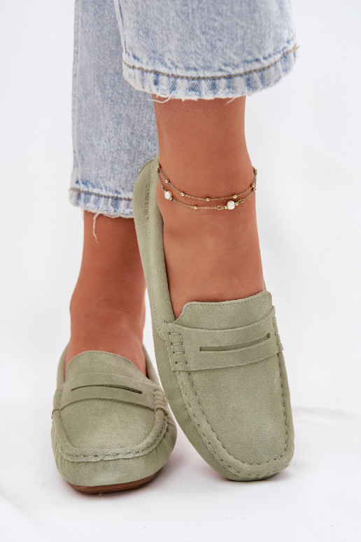 Mocasines de ante verdes Big Star RR274945