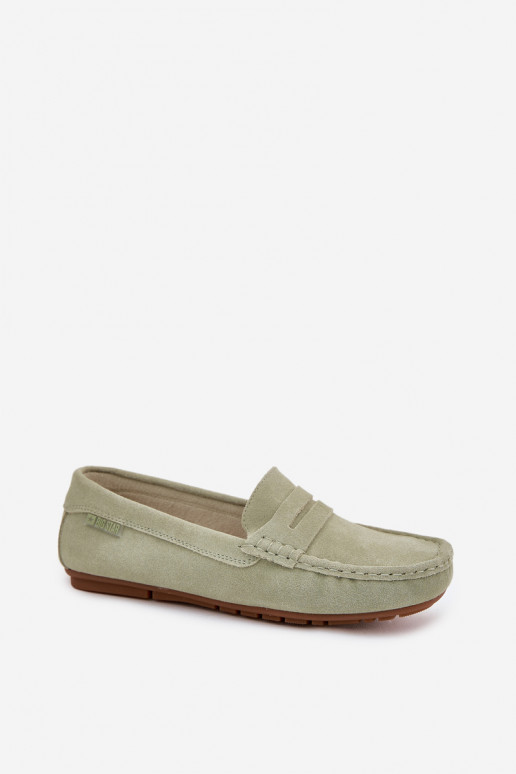 Mocasines de ante verdes Big Star RR274945