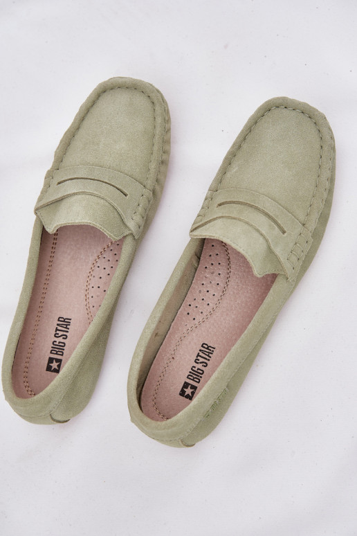 Mocasines de ante verdes Big Star RR274945