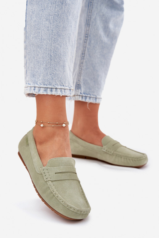 Mocasines de ante verdes Big Star RR274945