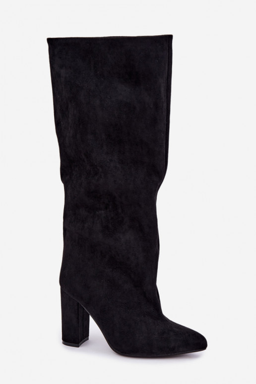 Botines con tacón en negro Adoria