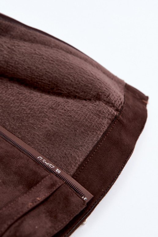 Botas altas para mujer con forro y tacones de chocolate Salia
