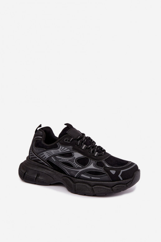 Zapatos deportivos con plataforma negra INanda