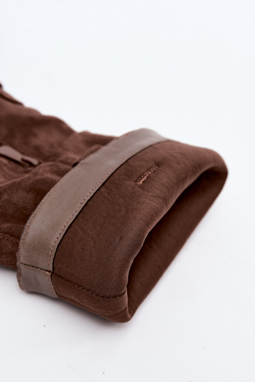 Botas altas de mujer con detalles decorativos en marrón Morla