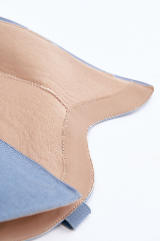 Botas altas de mujer estilo cowboy con tacón de mezclilla Zareya