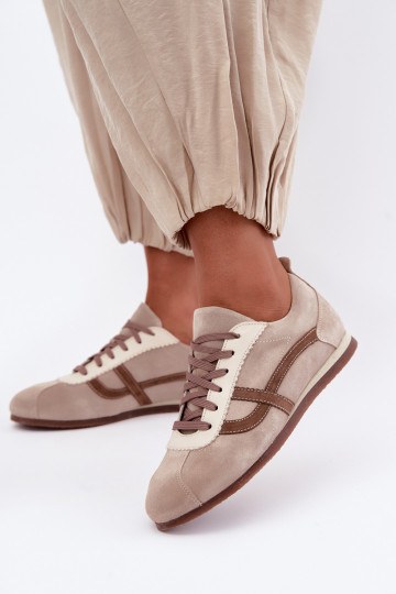 Zapatillas de ante sintético Zazoo N1402S2, arena 2